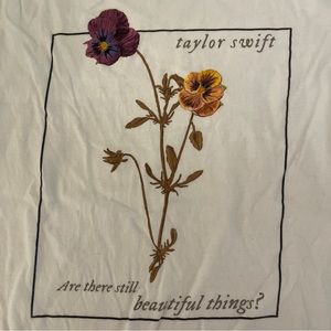 Rare Taylor Swift folklore merch. Size small “are there still beautiful things”